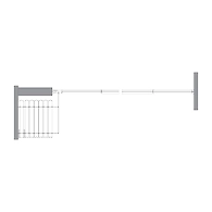 Ozone - Two Point Suspension, perpendicular to track in closed compartment - OMAW-Two Point Suspensi