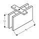 Ozone - Shower Cubicle Fittings - OSH-7-CP-1-sm