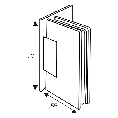 Ozone - Shower Cubicle Fittings - OSH-OFS-1-CP-1