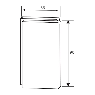 Ozone - Shower Cubicle Fittings - OSH-5-CP-1