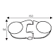 Ozone - Shower Cubicle Fittings - OSH-6-CP-1-sm