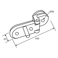 Ozone - Shower Cubicle Fittings - OSH-111-PSS