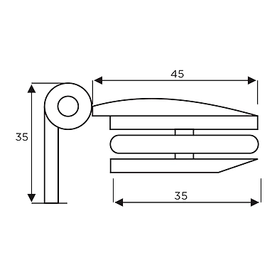Ozone - Shower Cubicle Fittings - OSH-66-SN-1