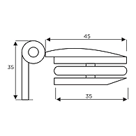Ozone - Shower Cubicle Fittings - OSH-66-SN