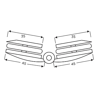 Ozone - Shower Cubicle Fittings - OSH-77-CP-1