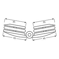 Ozone - Shower Cubicle Fittings - OSH-77-CP