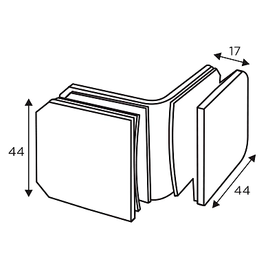 Ozone - Shower Cubicle Fittings - OGC-3A-PSS-1