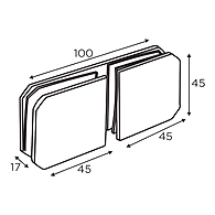 Ozone - Shower Cubicle Fittings - OGC-5A-PSS