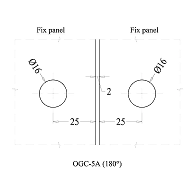 Ozone - Shower Cubicle Fittings - OGC-5A-PSS-2