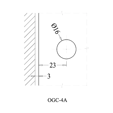 Ozone - Shower Cubicle Fittings - OGC-4A-PSS-2