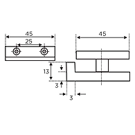 Ozone - Shower Cubicle Fittings - OGC-1-PSS