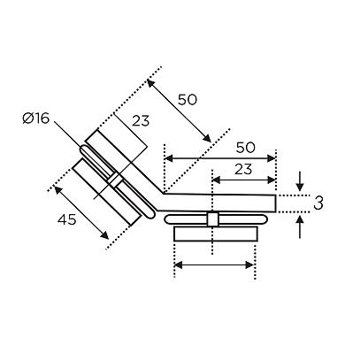 Ozone - Shower Cubicle Fittings - OGC-2-PSS-1
