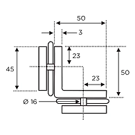Ozone - Shower Cubicle Fittings - OGC-3-PSS