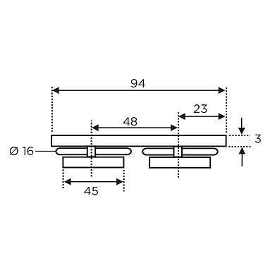 Ozone - Shower Cubicle Fittings - OGC-5-PSS-1