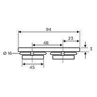 Ozone - Shower Cubicle Fittings - OGC-5-PSS