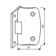Ozone - Hinges &amp; Connectors-Vogue Series - OSH-11-SN