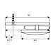 Ozone - Hinges &amp; Connectors-Vogue Series - OGC-11A-PSS-1-sm