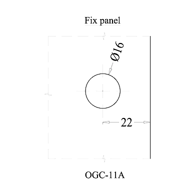 Ozone - Hinges &amp; Connectors-Vogue Series - OGC-11A-PSS-2