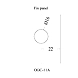 Ozone - Hinges &amp; Connectors-Vogue Series - OGC-11A-PSS-2-sm