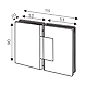 Ozone - Hinges &amp; Connectors-Edge Series - OSSH-22-ED-PSS-1-sm