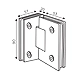 Ozone - Hinges &amp; Connectors-Edge Series - OSSH-44-ED-PSS-1-sm