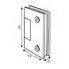 Ozone - Hinges &amp; Connectors-Edge Series - OSSH-55-ED-SSS-1-sm