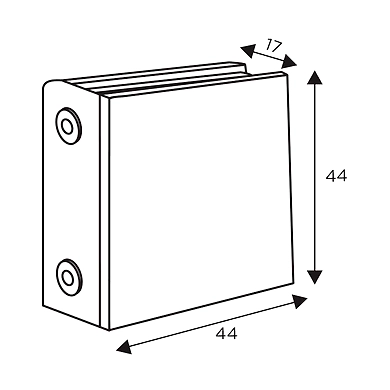 Ozone - Hinges &amp; Connectors-Edge Series - OGC-111-ED-PSS-1