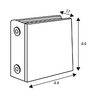 Ozone - Hinges &amp; Connectors-Edge Series - OGC-111-ED-PSS