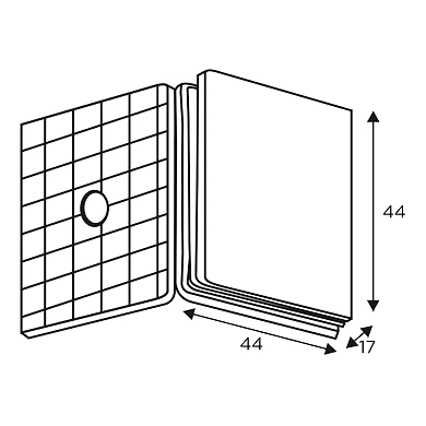 Ozone - Hinges &amp; Connectors-Edge Series - OGC-444-ED-PSS-1