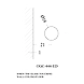 Ozone - Hinges &amp; Connectors-Edge Series - OGC-444-ED-PSS-2-sm