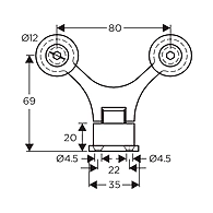 Ozone - Point Fixed Shower Fittings - OPSH-11-PSS