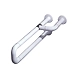 Ozone - Grab Bar Fittings - OZABF.SRDB.WH-1-sm