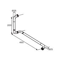 Ozone - Towel Bars with Handles - OGH-TB-5-SSS