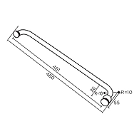 Ozone - Towel Bars with Handles - OGH-TBK-1-SSS