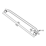 Ozone - Towel Bars with Handles - OGH-TBK-2-SSS