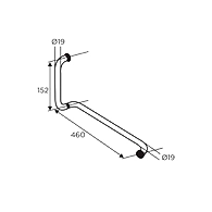 Ozone - Towel Bars with Handles - OGH-TB 1-SSS