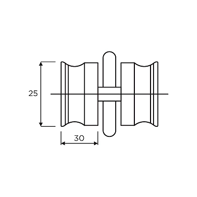 Ozone - Door Knobs - ODK-22-PSS-1