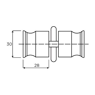Ozone - Door Knobs - ODK-33-PSS-1
