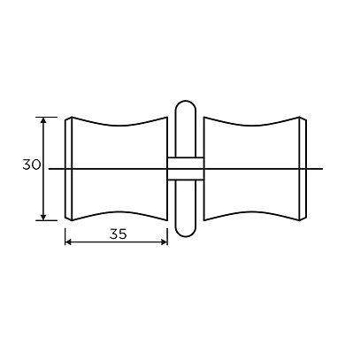 Ozone - Door Knobs - ODK-44-SSS-1