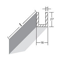 Ozone - Shower Knight Accessories - OZGL-UPR-SS-900 mm
