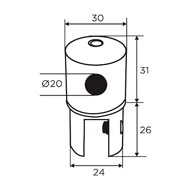 Ozone - Shower Knight Accessories - OSKH-2A-SSS-1