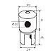 Ozone - Shower Knight Accessories - OSKH-2A-SSS-1-sm