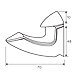 Ozone - Bracket Shelf Holders - OZ-BSH-33 SN-CP-1-sm