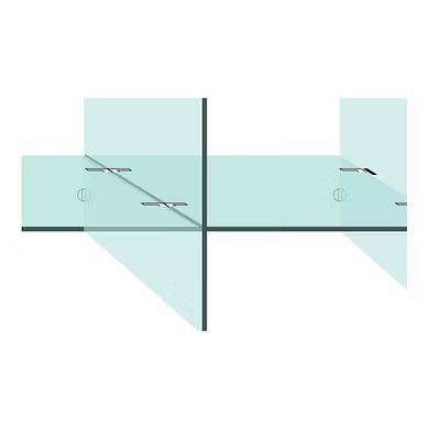 Ozone - Bracket Shelf Holders - OBSH-25-D-SSS-2