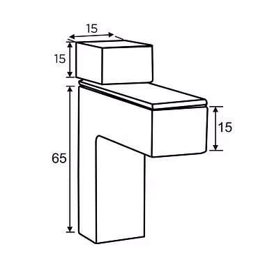 Ozone - Bracket Shelf Holders - OZ-BSH-22-CP &amp; SN-CP-1
