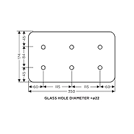 Ozone - Splice Plates - OSP-SP-350-SSS