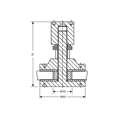 Ozone - Fixed Bolts - OSP-FB-FL-SSS-500500