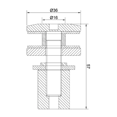 Ozone - Fixed Bolts - OSP-S-FB-FL-SSS-2