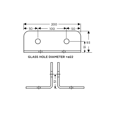 Ozone - Fin Plates - OSP-FP-200-SSS-2