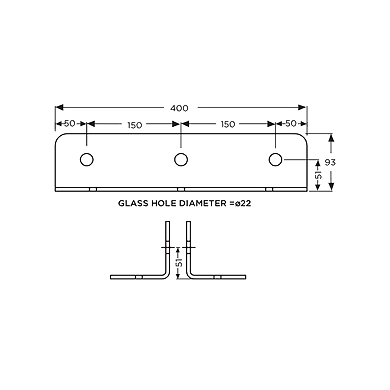 Ozone - Fin Plates - OSP-FP-400-SSS-500509